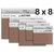 Bind It All - Zutter - Clip-Board Wood Covers - 8x8