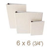 Zutter - 6 x 6 Cover All - Three Quarter Inch Flat Spine - White