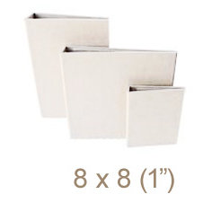 Zutter - 8 x 8 Cover All - One Inch Flat Spine - White