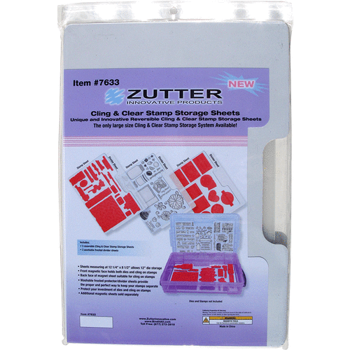 Zutter - Cling and Clear Stamp Storage - Refill Sheets