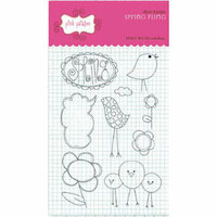 Pink Paislee - Spring Fling Collection - Clear Stamps - Spring Fling, CLEARANCE