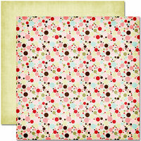 Pink Paislee - Cupid Collection - 12 x 12 Double Sided Paper - Bullseye