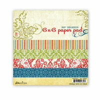 Pink Paislee - 365 Degrees Collection - 6 x 6 Paper Pad
