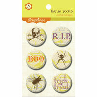 Pink Paislee - Hocus Pocus Collection - Metal Badges