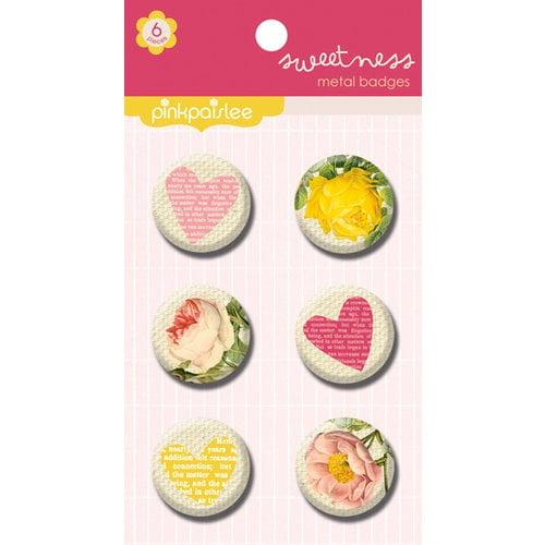 Pink Paislee - Sweetness Collection - Metal Badges