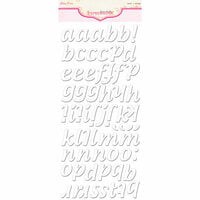 Pink Paislee - Expressions - Foam Stickers - Cushies - Alphabet - Meringue