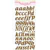 Pink Paislee - Expressions - Foam Stickers - Cushies - Alphabet - Cocoa