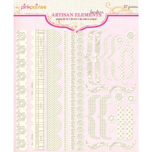 Pink Paislee - Artisan Collection - Elements - Borders
