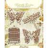 Pink Paislee - Butterfly Garden Collection - Wood Shapes, BRAND NEW