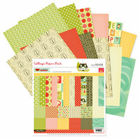 Pink Paislee - Hometown Summer Collection - 12 x 12 Paper Pack