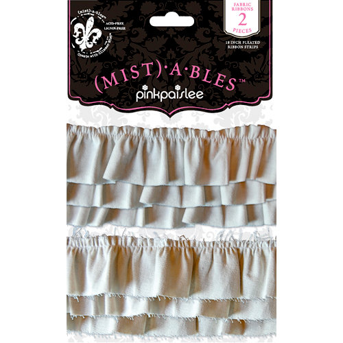 Pink Paislee - Mistables Collection - Fabric Pleat Strips