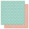 Pink Paislee - Nantucket Collection - 12 x 12 Double Sided Paper - Crab Cakes