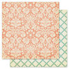 Pink Paislee - Nantucket Collection - 12 x 12 Double Sided Paper - Clam Bake