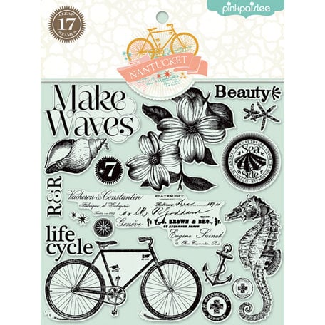 Pink Paislee - Nantucket Collection - Clear Acrylic Stamps