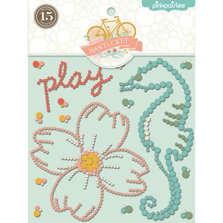 Pink Paislee - Nantucket Collection - Bling Stickers