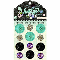 Pink Paislee - Vintage Vogue Collection - Buttons