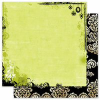 Pink Paislee - House of Three - Phantom Collection - Halloween - 12 x 12 Double Sided Paper with Glossy Accents - Mystic
