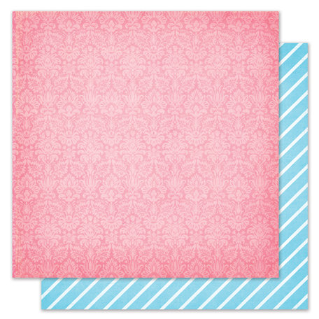 Pink Paislee - Snow Day Collection - Christmas - 12 x 12 Double Sided Paper - Hot Cocoa