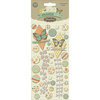 Pink Paislee - Prairie Hills Collection - Chipboard Pops - 3 Dimensional Stickers with Glossy Accents