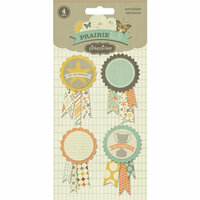 Pink Paislee - Prairie Hills Collection - 3 Dimensional Stickers - Accolade