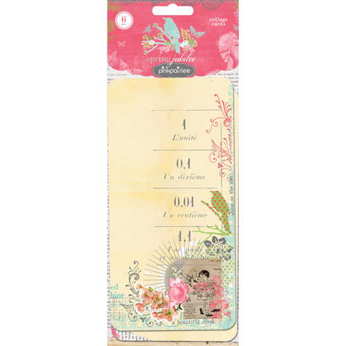 Pink Paislee - Spring Jubilee Collection - Collage Cards