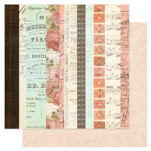Pink Paislee - London Market Collection - 12 x 12 Double Sided Paper - Curiosities