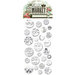 Pink Paislee - London Market Collection - Chipboard Stickers - Buttons