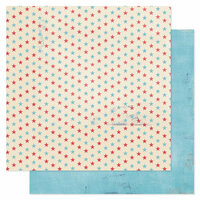 Pink Paislee - Declaration Collection - 12 x 12 Double Sided Paper - Firecracker