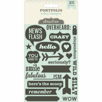 Pink Paislee - Portfolio Collection - Clear Acrylic Stamps