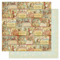 Pink Paislee - City Sidewalks Collection - Christmas - 12 x 12 Double Sided Paper - Special Delivery