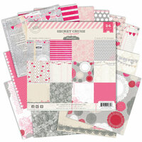 Pink Paislee - Secret Crush Collection - 6 x 6 Petite Paper Pack