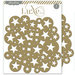 Pink Paislee - Luxe Collection - 8 x 8 Metallic Chipboard Place Mat - Stars