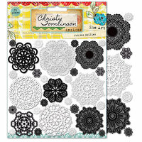 Pink Paislee - She Art Collection - Rub Ons - Doily