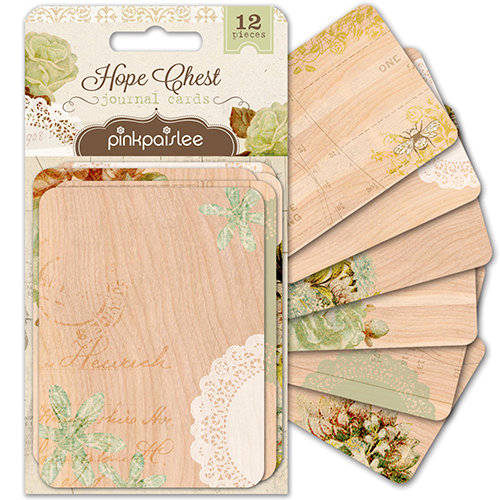 Pink Paislee - Hope Chest Collection - 3 x 4 Journal Cards