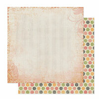 Pink Paislee - Cottage Farms Collection - 12 x 12 Double Sided Paper - Market