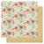 Pink Paislee - Snow Village Collection - Christmas - 12 x 12 Double Sided Paper - Peppermint Patty