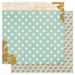 Pink Paislee - Snow Village Collection - Christmas - 12 x 12 Double Sided Paper - Buttered Rum
