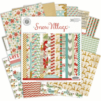 Pink Paislee - Snow Village Collection - Christmas - 6 x 6 Paper Pad