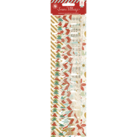 Pink Paislee - Snow Village Collection - Christmas - Vellum Borders - Banners