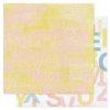 Pink Paislee - Color Wash Collection - 12 x 12 Double Sided Paper - Color Wheel