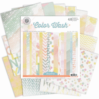 Pink Paislee - Color Wash Collection - 12 x 12 Paper Pad