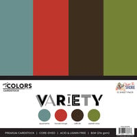 My Colors Cardstock - By PhotoPlay - Ship To Shore Collection - 12 x 12 Double Sided Cardstock - Variety Pack