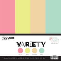 image of My Colors Cardstock - By PhotoPlay - Coco Paradise Collection - 12 x 12 Cardstock Variety Pack