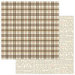 Photo Play Paper - Autumn Day Collection - 12 x 12 Double Sided Paper - Plaid