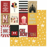 ColorPlay - A Day At The Park Collection - 12 x 12 Double Sided Paper - 3 x 4 Cards