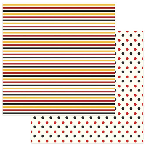 Photo Play Paper - A Day At The Park Collection - 12 x 12 Double Sided Paper - Solids Plus - Multi Stripe
