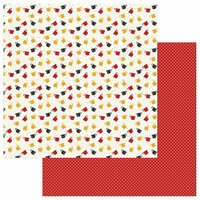 Photo Play Paper - A Day At The Park Collection - 12 x 12 Double Sided Paper - Tiny Prints - Spinning Cups