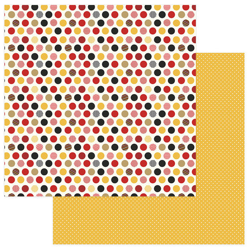 Photo Play Paper - A Day At The Park Collection - 12 x 12 Double Sided Paper - Tiny Prints - Multi Dot