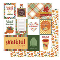 PhotoPlay - Autumn Greetings Collection - 12 x 12 Double Sided Paper - Happy Fall