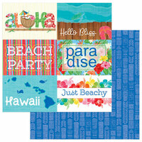 Photo Play Paper - Aloha Collection - 12 x 12 Double Sided Paper - Paradise